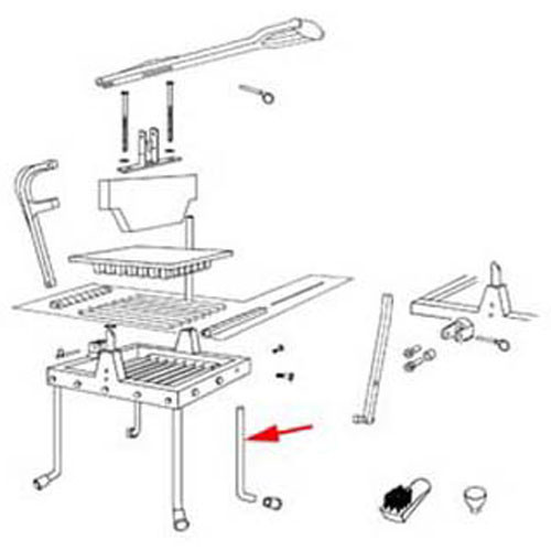 Redco 379018 - Leg, Lettuce King Iv M# 4400