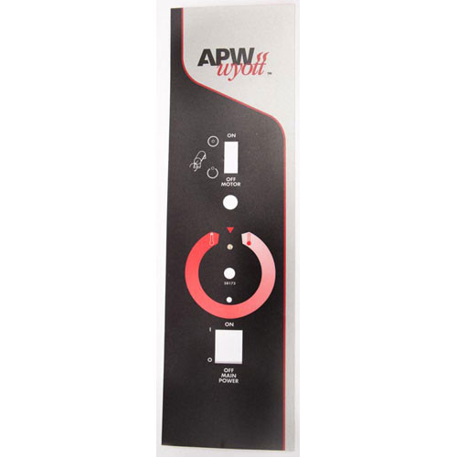 APW 2M-58173 - Control Plate Label M-95-2