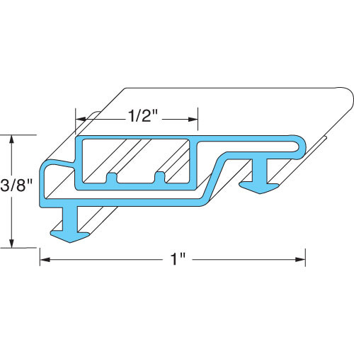 Door Gasket 21-3/4W X 64L Od - Replacement Part For Anthony 20-11389-0002