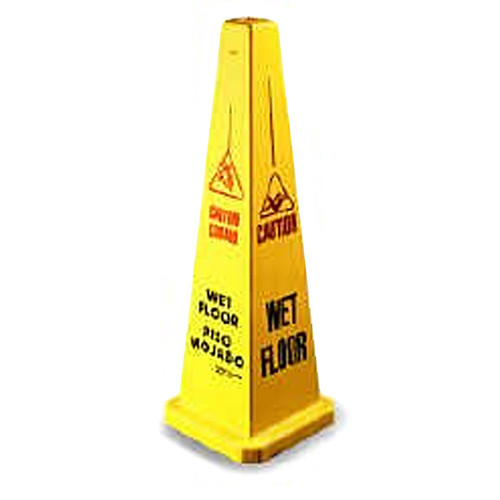 Rubbermaid RBMDFG627677YEL - Cone "Wet Floor" 36" Yellow