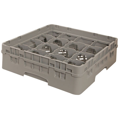 Cambro 16S318151 - Glass Rack 16 Gray-151