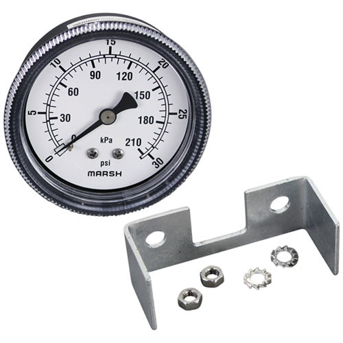 Pressure Gauge 2-1/2, 0-30 Psi - Replacement Part For Cleveland 07173