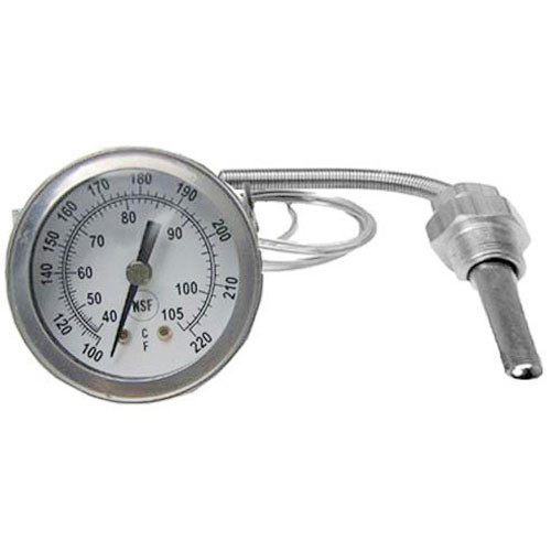 Thermometer 2", 100-220-F, U-Clamp - Replacement Part For Stero SOP65-1135