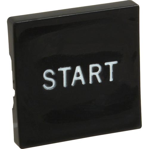 Oliver Products 5708-6100 - Button, Blk/Sq W/ Start Marking