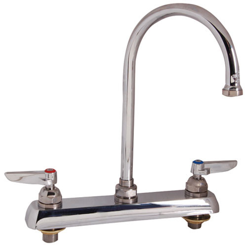 T&S Brass 1142 - Faucet,8"Deck , Gsnk,Leadfree