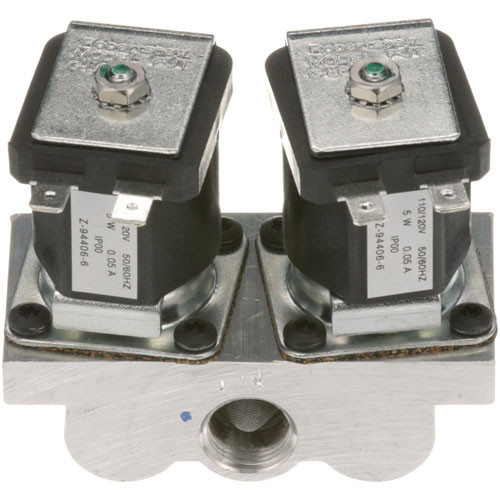 Dual Solenoid Valve 3/8" 120V - Replacement Part For Hobart 13656