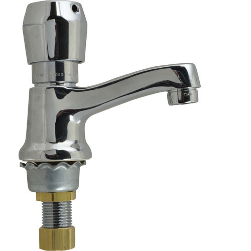 Chicago Faucet 333-665PSHABCP - Faucet,Deck Mount Meteri Ng