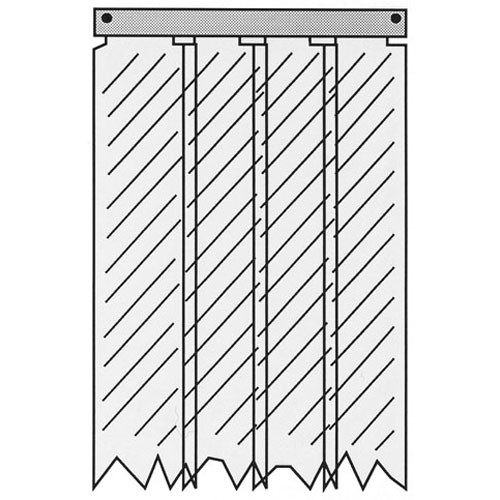 Kason® - 402La8083884 Strip Curtain-Easimnt - Replacement Part For Kason 401SA8083884