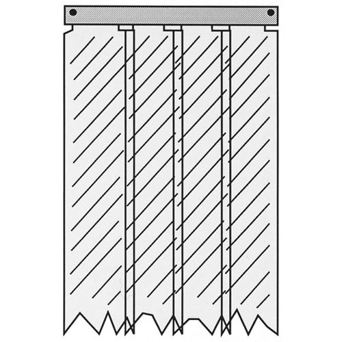 Kason® - 402La8083884 Strip Curtain-Easimnt - Replacement Part For Kason 402SA8083884