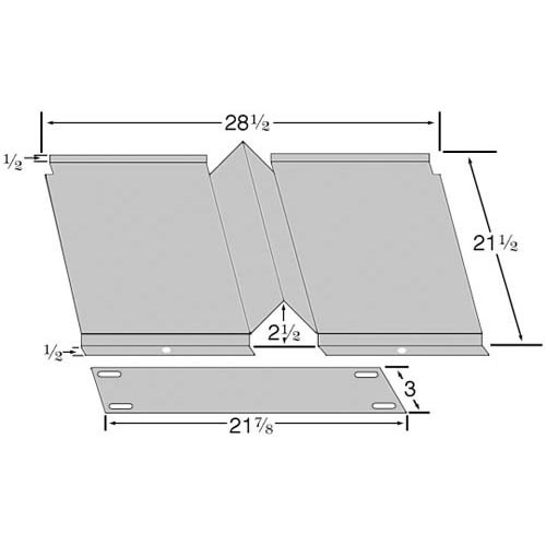 Blodgett 17861 - Deflector, Oven Bottom