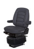 BOSTROM 5310001-900 WIDE RIDE + SERTA MID BACK BLACK ULTRALEATHER AIR RIDE TRUCK SEAT