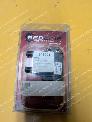 Redline Emissions 22050 Exhaust Pressure Sensor for DAF/Cummins – Replaces 2124494 and 4383998