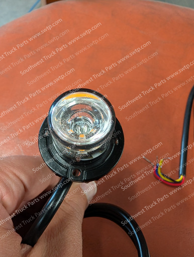 Optronics WLL01AHLHB Amber LED Mini Directional Warning Light – 6 LED, IP67, 12V/24V