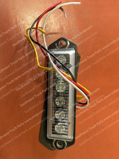Optronics WLL60RBSHB 6-LED Red/Blue Warning Light – Clear Lens, IP67, 12V/24V
