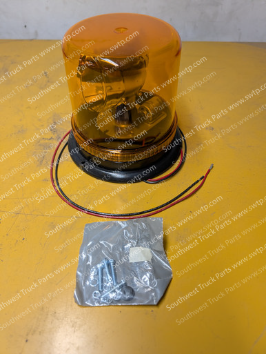 ECCO 5715A Amber Revolving Beacon Light – 12V