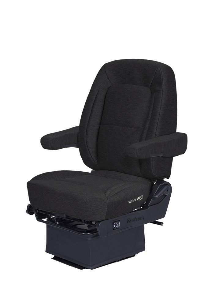 BOSTROM WIDE RIDE CORE MID-BACK LO-PRO BLACK CLOTH SEAT