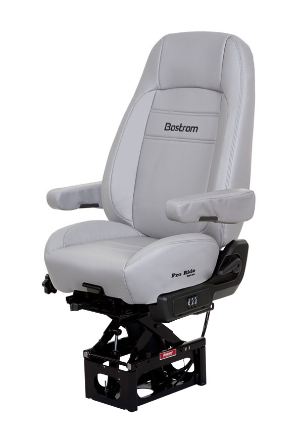 BOSTROM 8320001-902 PRO RIDE 915 HIPRO HIGH BACK GREY ULTRALEATHER TRUCK SEAT