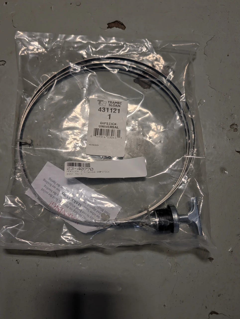 Moeller 23-40770 Universal Adjustable Oil Dipstick – 1-1/32" x 84"