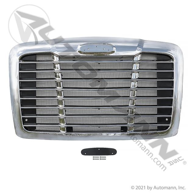 FREIGHTLINER CASCADIA 2008-2017 CHROME GRILLE WITH BUG SCREEN – 564.14008