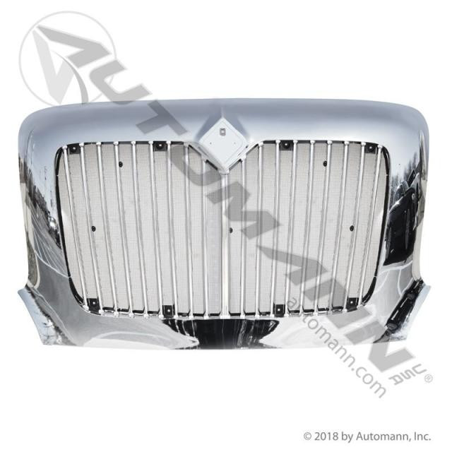 INTERNATIONAL TRANSTAR 8200 8600 CHROME GRILLE WITH BUG SCREEN – 564.55000