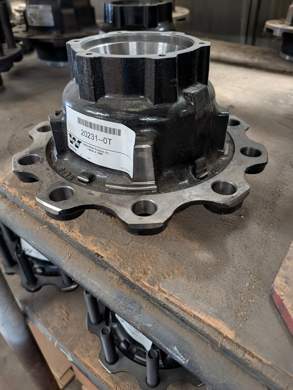 Webb 20231--0T 11-0657 Hub with OUT Studs – Heavy-Duty Wheel Hub