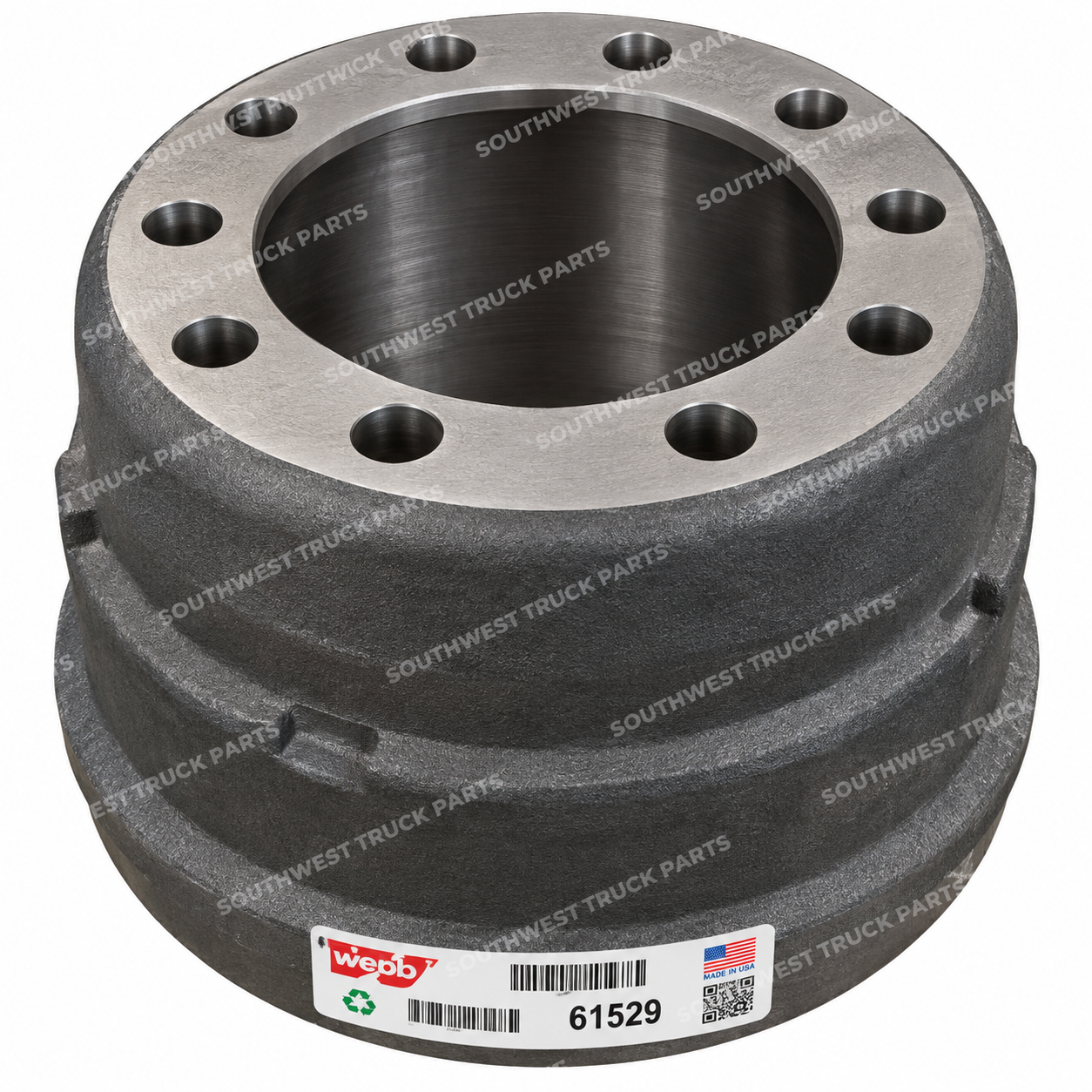Webb 61529 Brake Drum 122529 – Heavy-Duty Brake Drum