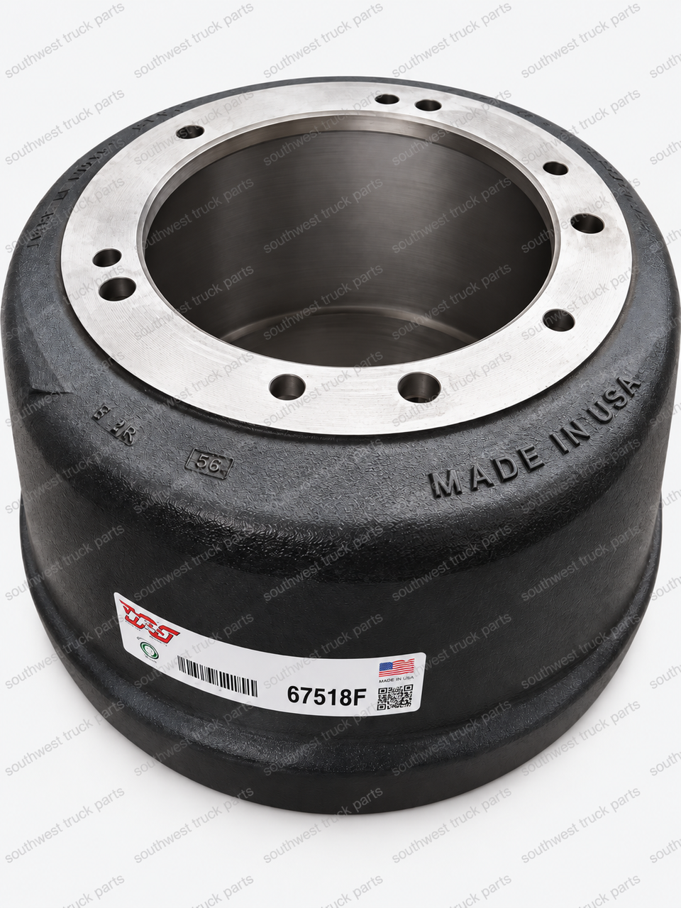 Webb 67518 Brake Drum 122222 52230-10 ZBR2353 – Heavy-Duty Brake Drum
