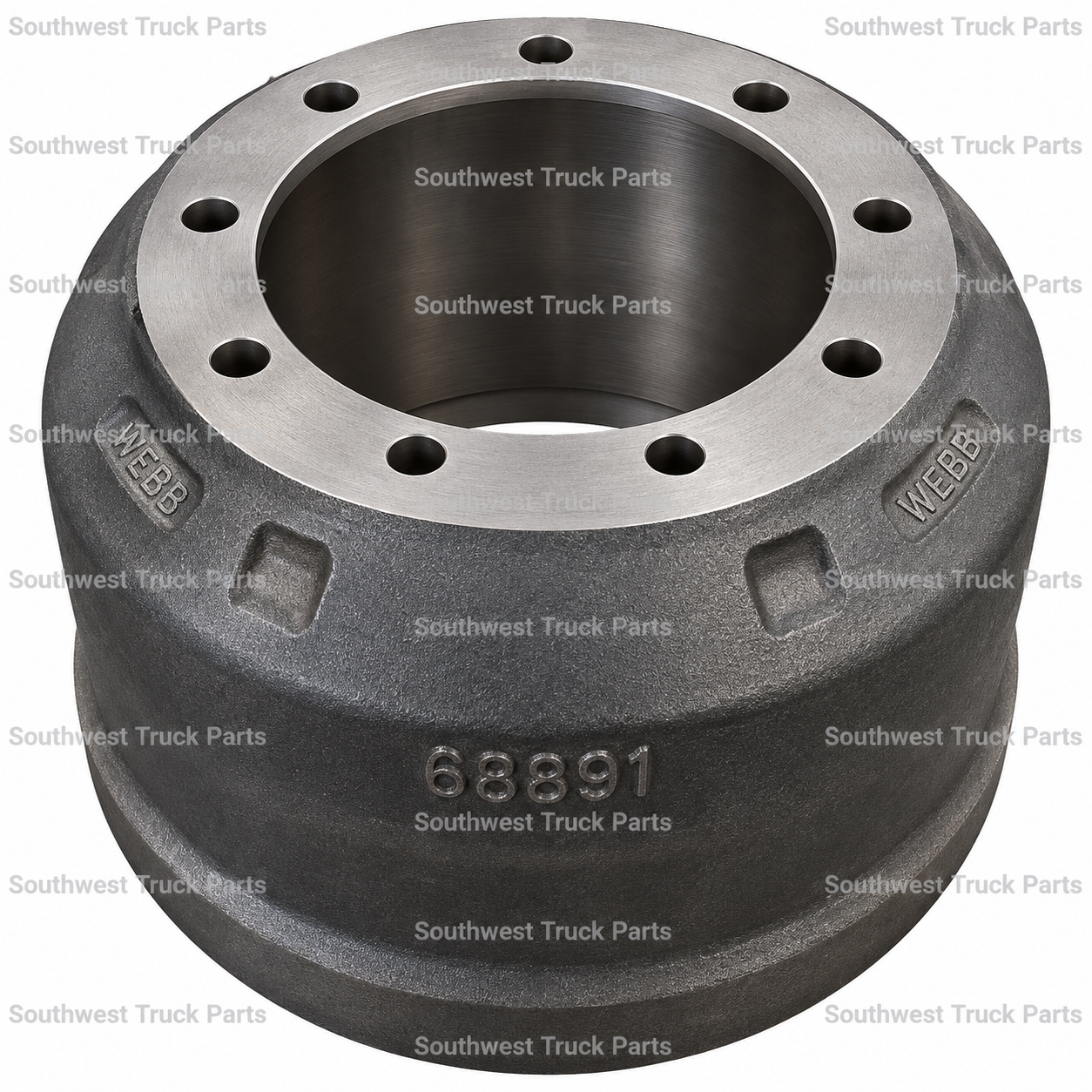Webb 68891 Brake Drum 120882 52219-01 3383 – Heavy-Duty Brake Drum