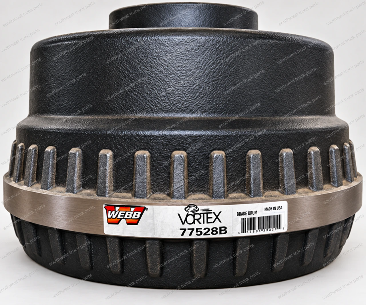 Webb 77528B Assembly Vortex 15.00 X 4 Brake BR B – Heavy-Duty Brake Drum