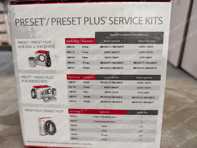 ConMet 10081731 TP PreSet / PreSet Plus Wheel Bearing & Seal Kit
