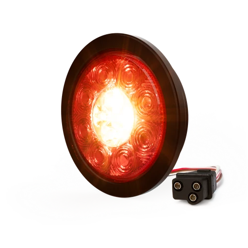 ECCO ED3040AW 4" Round LED Stop/Turn/Tail/Backup & Warning Light – Amber/White