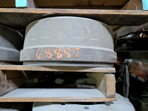 Used Webb 68887 Brake Drum – 16.5" × 6" Heavy-Duty Truck Salvage