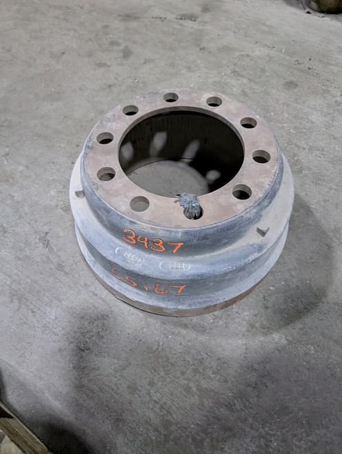 Used Webb 65167 Brake Drum – Gunite 3437 – 16.5" x 6"