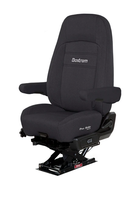BOSTROM PRO RIDE 910 II LOPRO HIGH-BACK BLACK CLOTH AIR RIDE SEAT