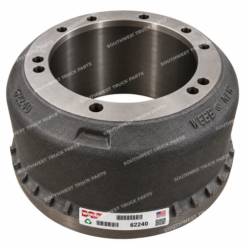 Webb 62240 Brake Drum 120574 52034-01 ZB2730 – Heavy-Duty Brake Drum