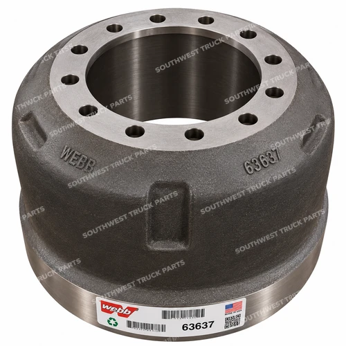 Webb 63637 3467B Brake Drum 122971 – Heavy-Duty Brake Drum
