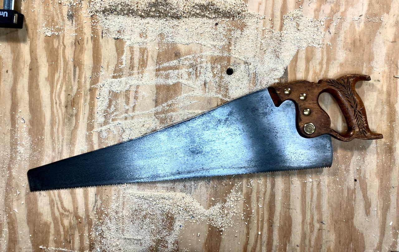 Sharpened Columbia Saw Works Hand Saw - 22.5