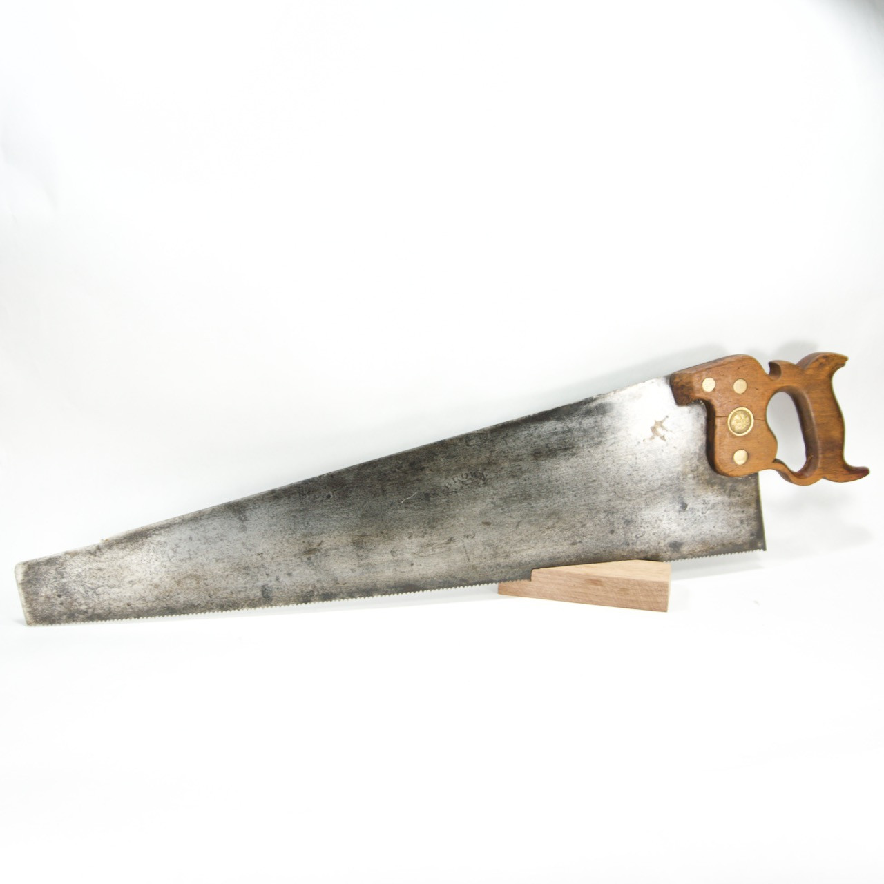 Sharpened Brown No. 3 Hand Saw - 26