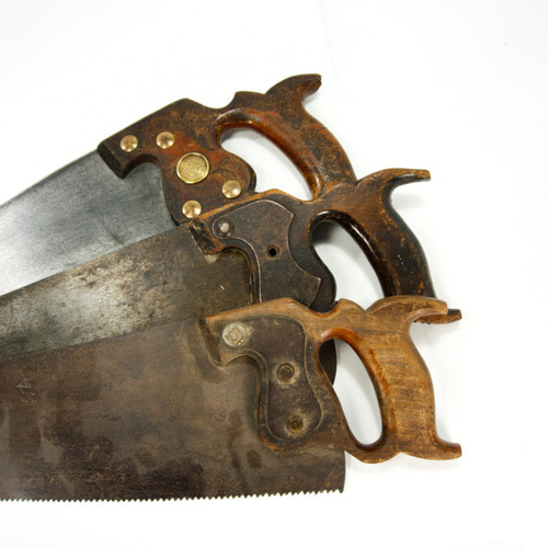 3 Antique Hand Saws