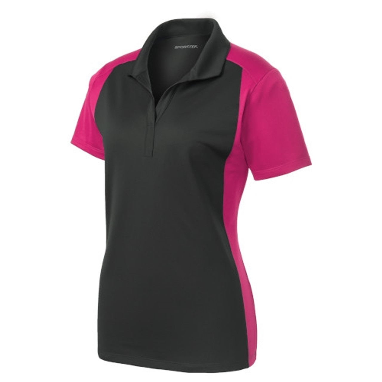 Sport-Tek LST652 Women's Colorblock Micropique Sport-Wick Polo Shirt 