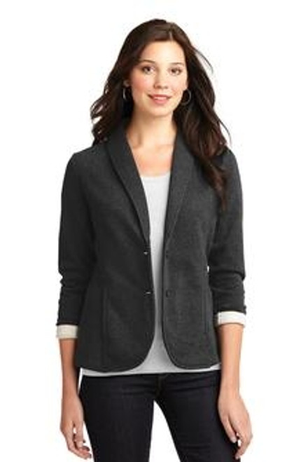 L298 Ladies Shawl Collar Fleece Blazer