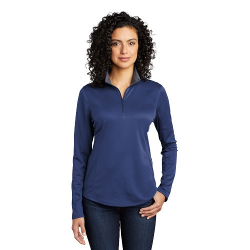 LK584 Ladies   Silk Touch Performance 1/4-Zip