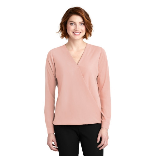 LW702 Port Authority ® Ladies Wrap Blouse