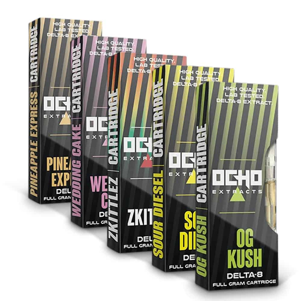 Ocho Extracts Delta 8 THC Vape Cartridges 1 Gram