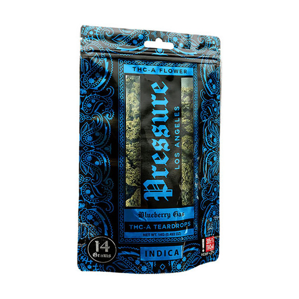 Pressure LA THC-A Teardrops Premium Flower Blueberry Gas