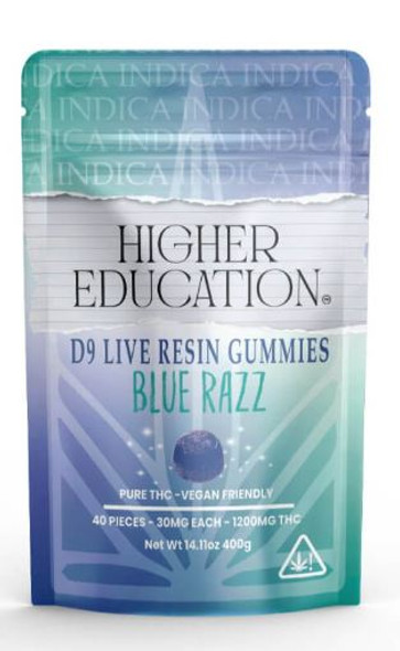 Higher Education Delta 9 Live Resin Gummies 1200mg – Hemp-Derived THC Edibles