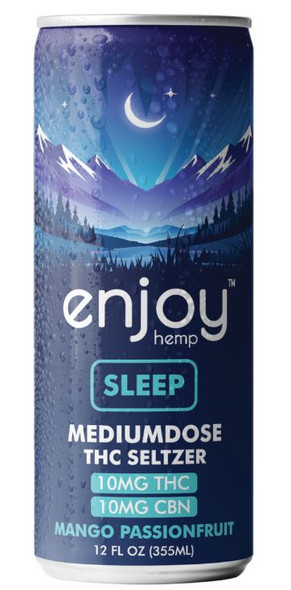 Enjoy Hemp Sleep Seltzer – 10mg THC + 10mg CBN