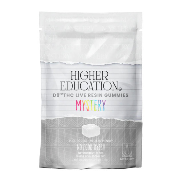 Higher Education D9 Live Resin Gummies 100MG - Mystery