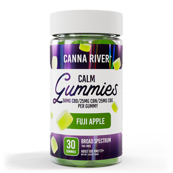 Canna River Broad Spectrum Calm Gummies (THC-Free) Fuji Apple