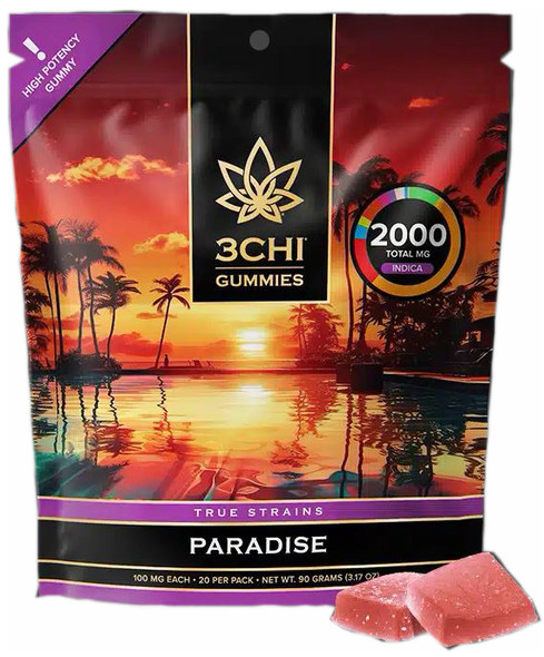 3Chi True Strains Paradise Gummies